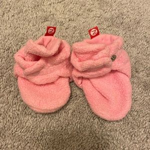 Zutano fleece 6 months old booties